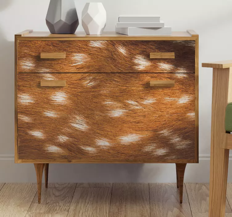 Sticker Meuble Effet Peau de Daim - TenStickers