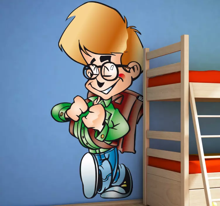 Sticker eleve enthousiaste - TenStickers