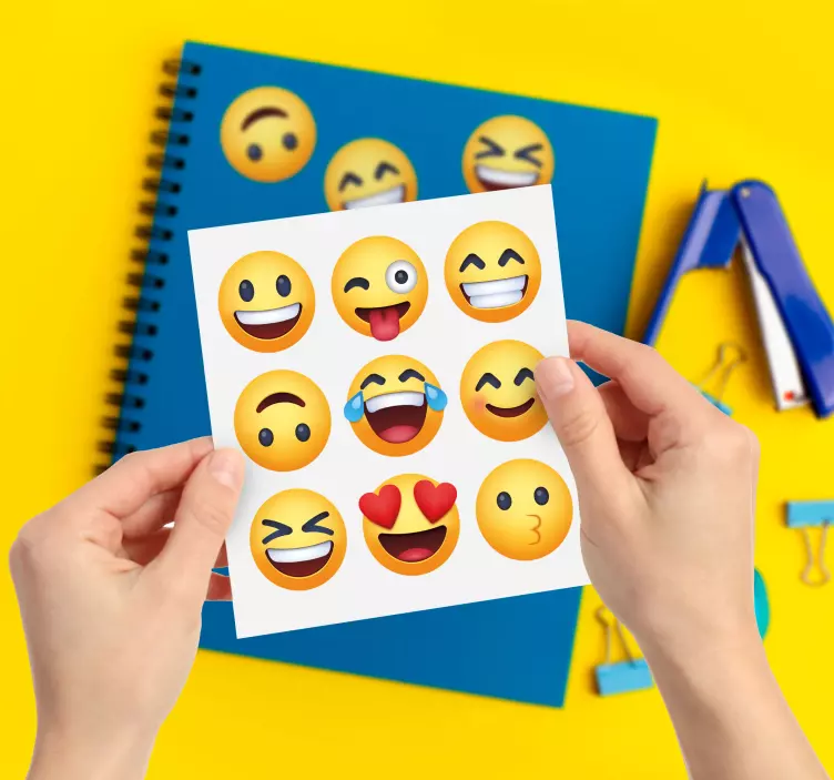 Stickers set emojis - TenStickers