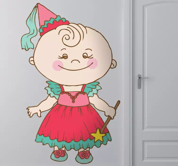 Sticker enfant bébé princesse - TenStickers