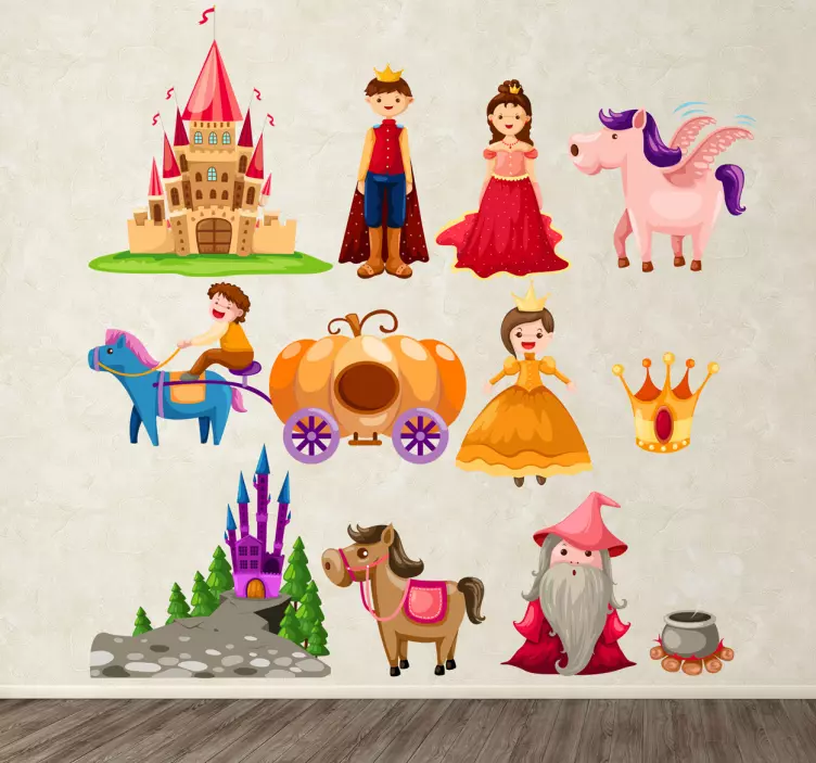 Sticker enfant contes - TenStickers