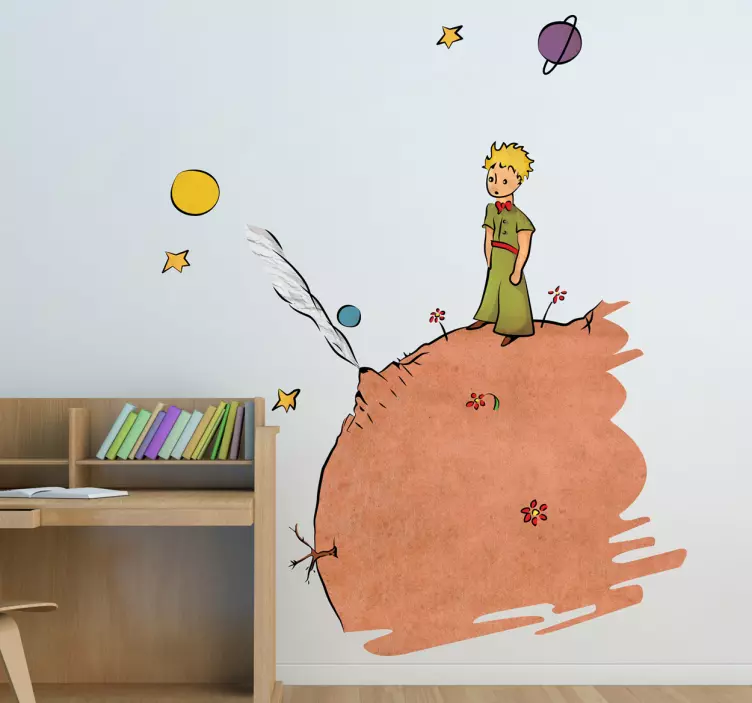Sticker chambre enfant le Petit Prince couleur - TenStickers