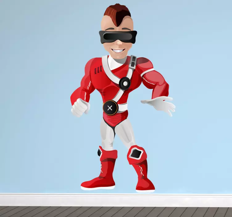 Sticker enfant homme super vision - TenStickers