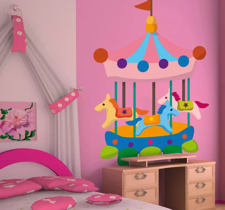 Sticker enfant manège - TenStickers