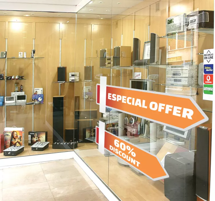 Sticker flèches indication - TenStickers