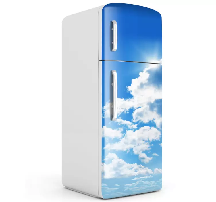 Sticker frigo nuages - TenStickers