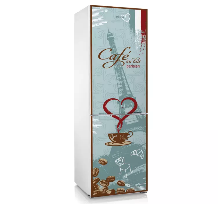 Sticker frigo Tour Eiffel France - TenStickers