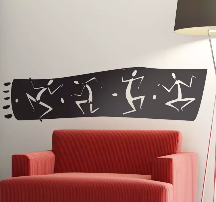 Sticker frise africaine - TenStickers