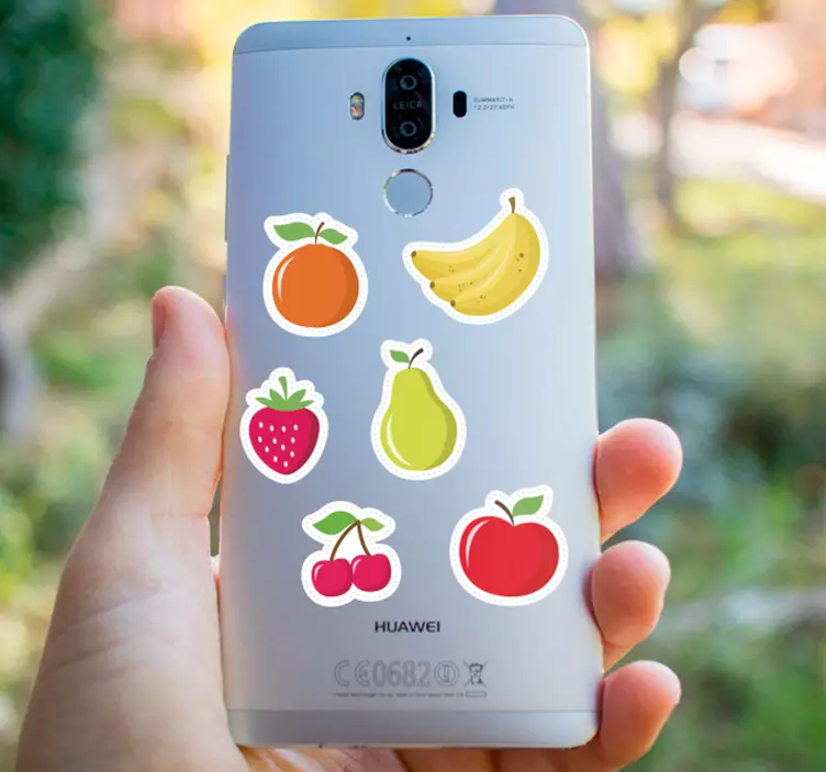 Sticker Huawei dessins de fruits - TenStickers