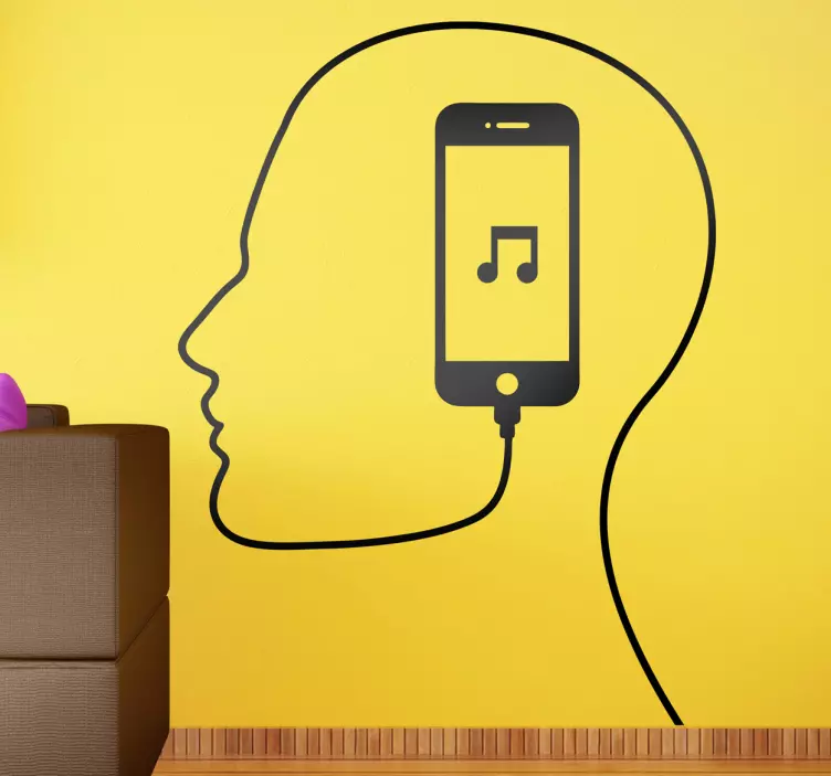 Sticker homme iTunes - TenStickers