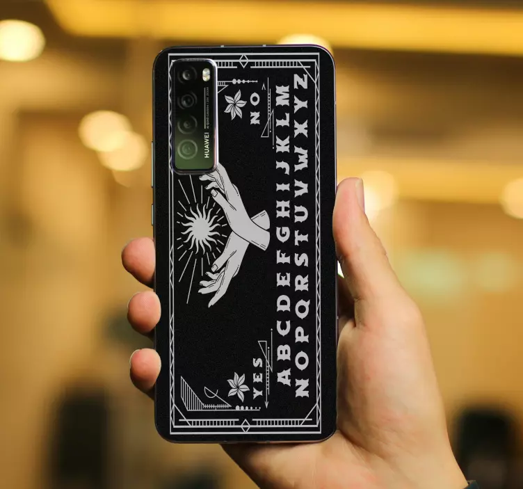 Sticker Huawei planche ouija mystique - TenStickers