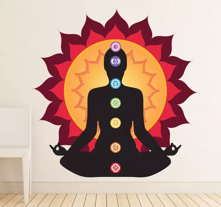 Sticker illustration chakra - TenStickers