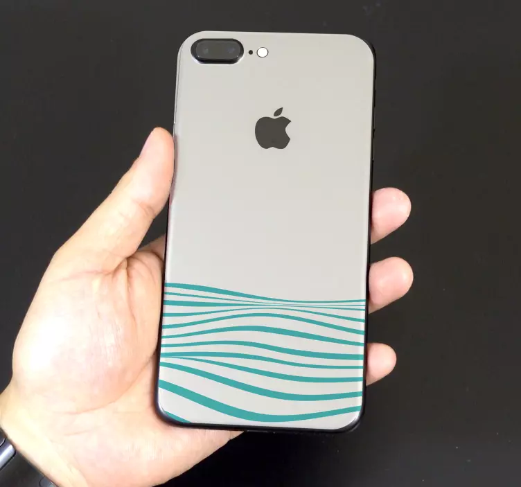 Sticker iphone concept de vagues - TenStickers