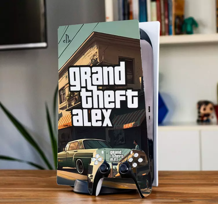 Sticker PS5 grand vol personnalisé - TenStickers