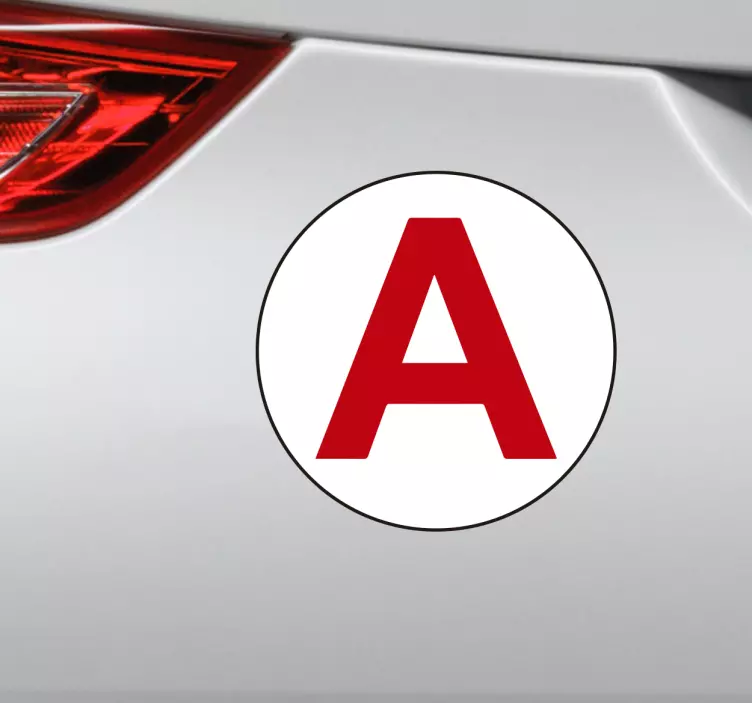 Sticker tuning jeune conducteur - TenStickers