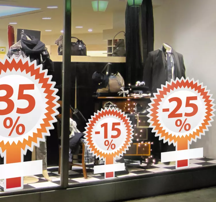 Autocollants soldes kit pastilles promo - TenStickers