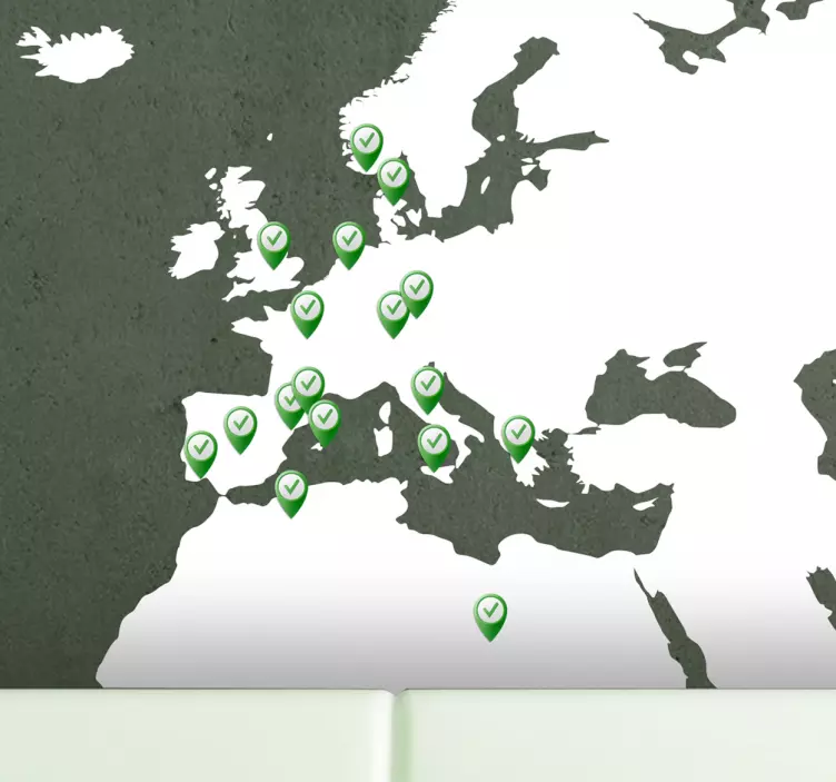 Sticker localisation vert - TenStickers