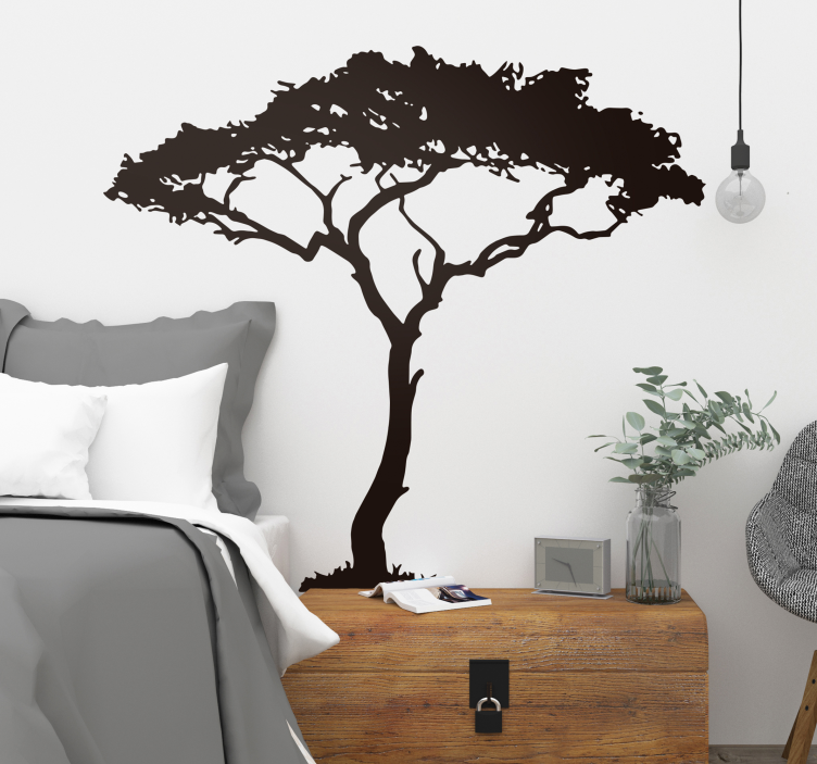 Sticker arbre africain - TenStickers
