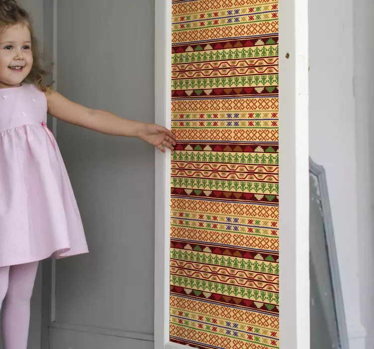 Sticker Maison Motifs Méxicains - TenStickers