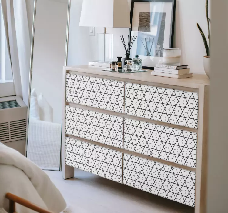 Sticker meuble motif scandinave - TenStickers