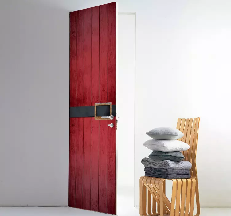Sticker Chambre Ado Porte Père Noël - TenStickers
