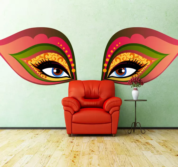 Sticker masque venise - TenStickers