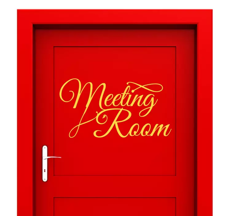 Sticker texte Meeting Room - TenStickers