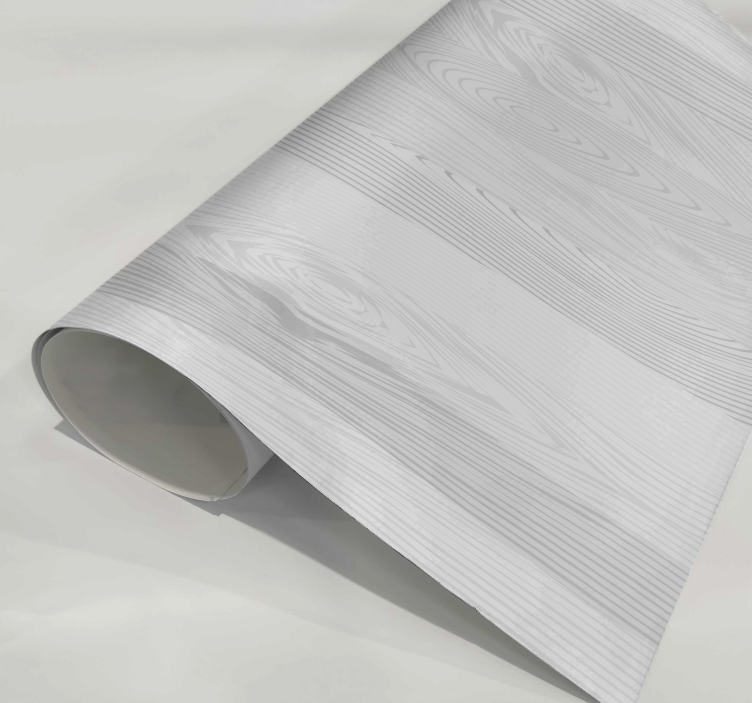 Adhésif meuble texture de bois blanc - TenStickers