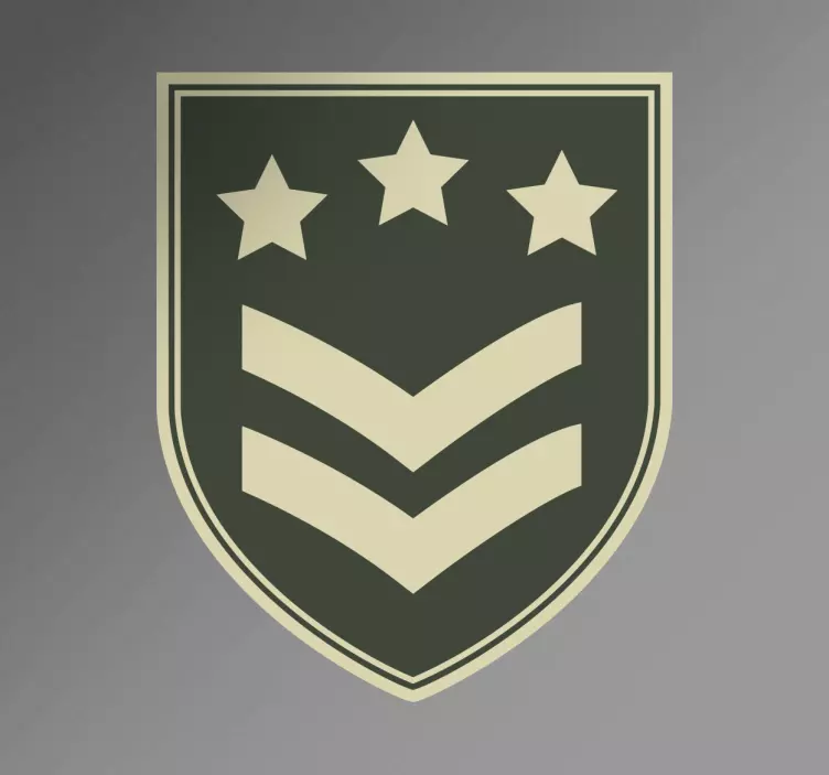 sticker militaire logo - TenStickers