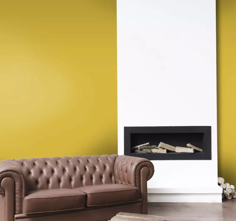 Sticker monde couleur d'accent chaud - TenStickers