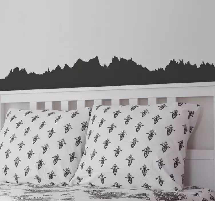 Sticker Montserrat silhouette - TenStickers