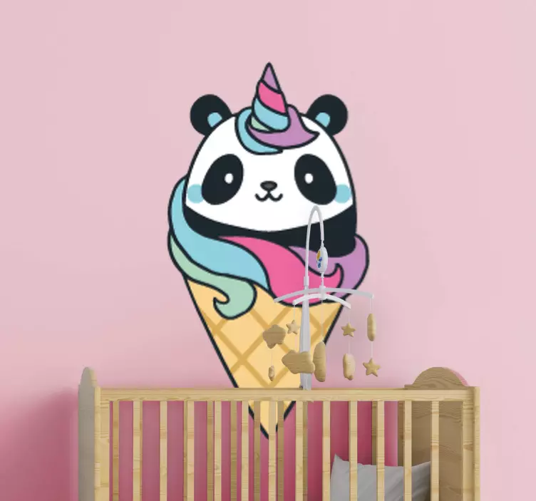 Sticker Animal Pandicorn anime - TenStickers