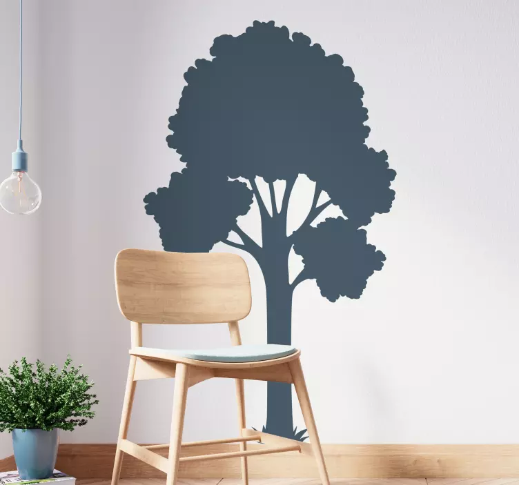Sticker arbre monochrome - TenStickers