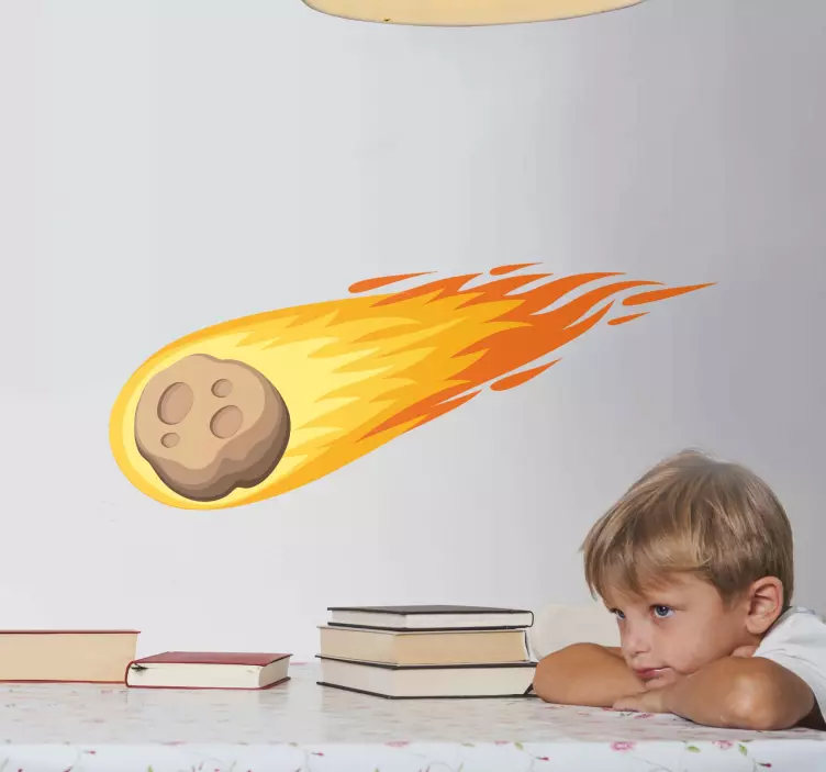 Sticker Espace Comète tombant - TenStickers