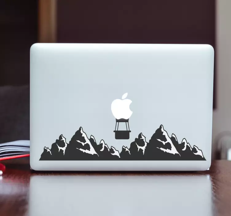 Sticker Nature montagne macbook - TenStickers