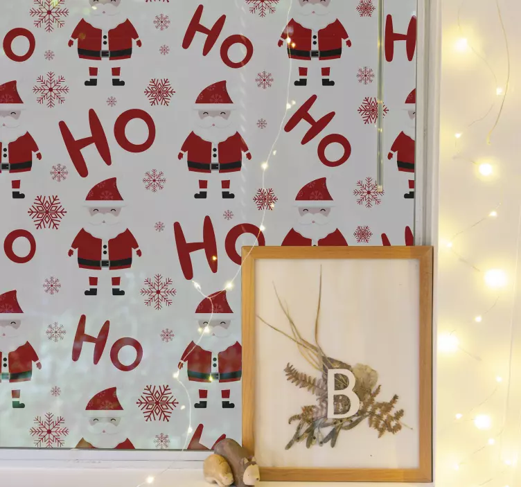 Sticker noël personnages du père noël - TenStickers