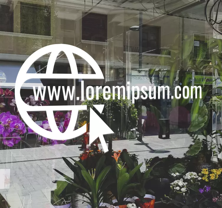 Sticker nom de mon Site internet - TenStickers