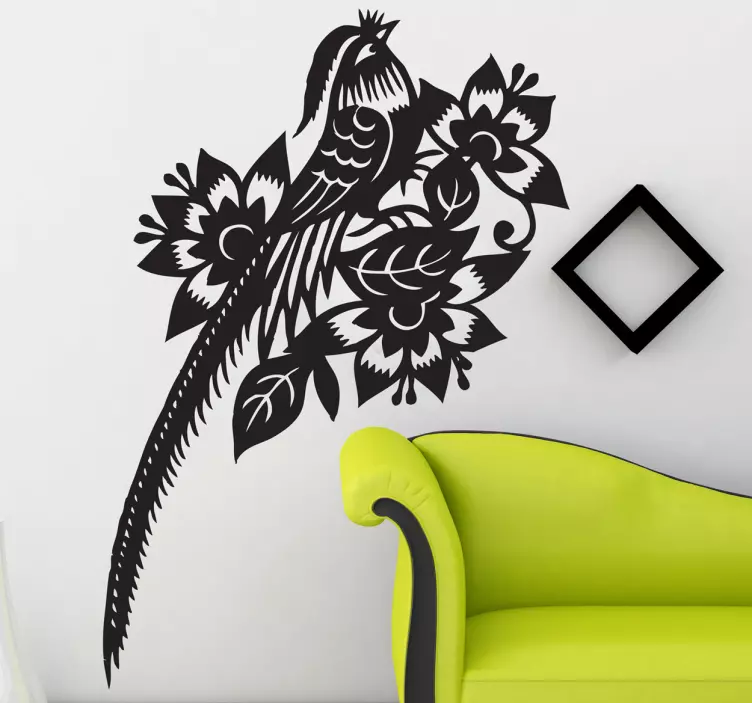Sticker oiseau exotique - TenStickers