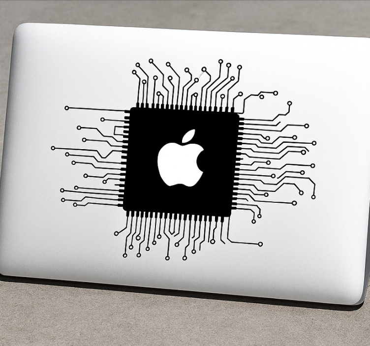 Sticker ordinateur site web technologique du macbook - TenStickers