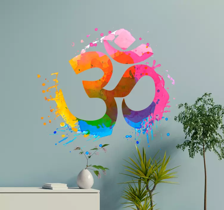 Sticker Original OM Yoga - TenStickers