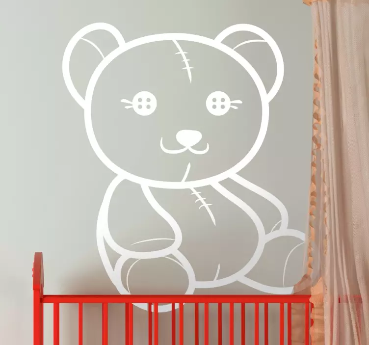 Sticker ours peluche - TenStickers