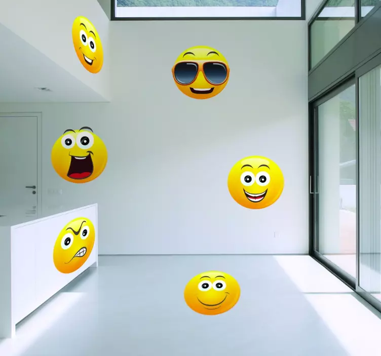 Sticker pack emoticones - TenStickers