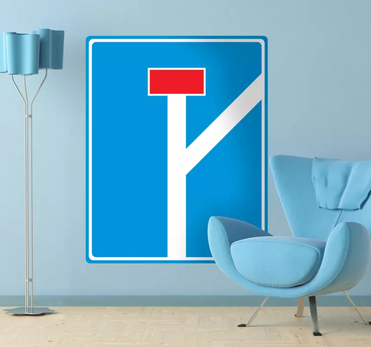 Sticker panneau sans issue - TenStickers