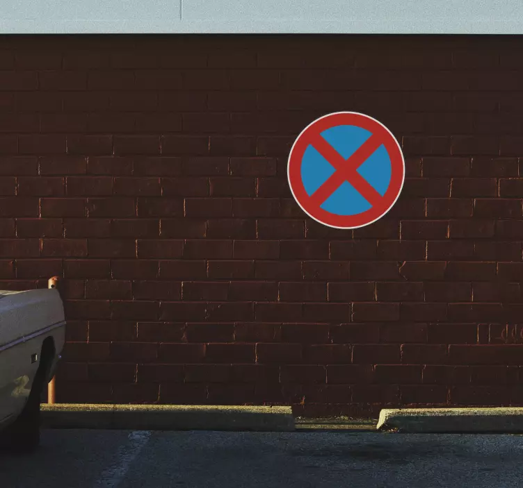 Sticker parking panneau stationnement interdit - TenStickers