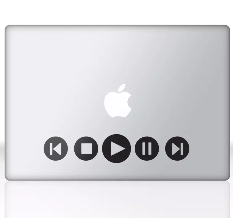 Sticker pc portable multimedia - TenStickers