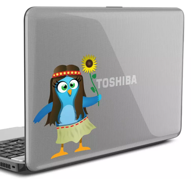 Sticker PC portable Woodstock tweet - TenStickers