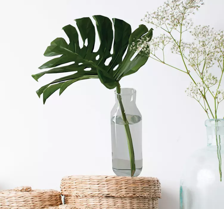 Sticker plante Monstera deliciosa - TenStickers