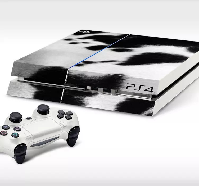 Autocollant PS4 peau de vache - TenStickers