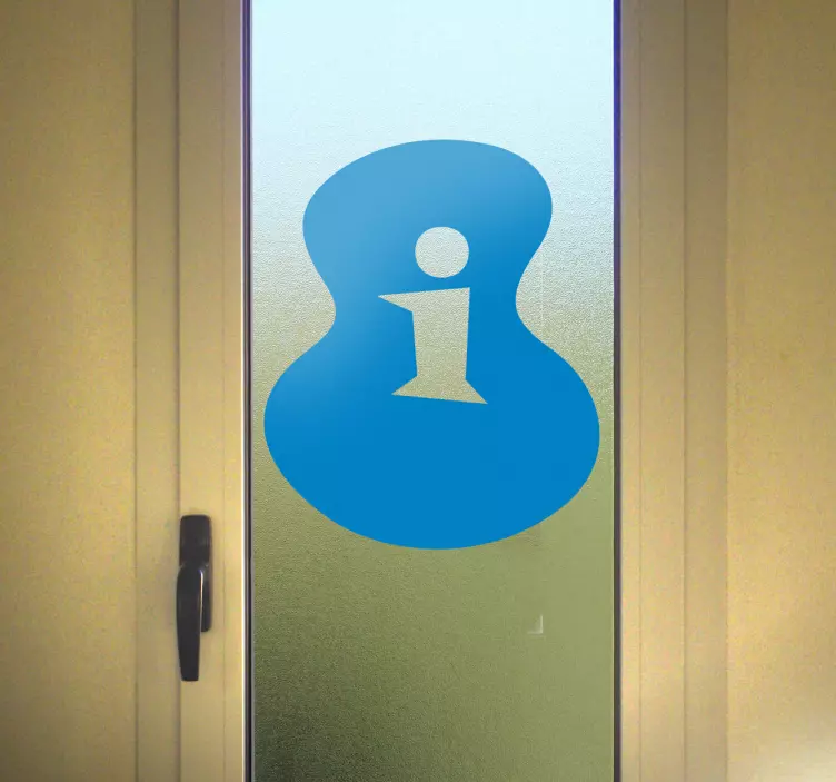 Sticker point information rétro - TenStickers