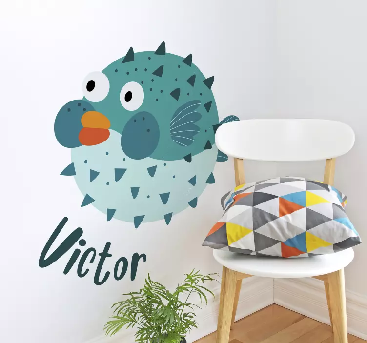 Sticker Poisson Poisson globe - TenStickers